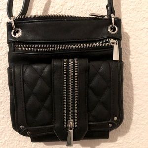 Small black crossbody purse